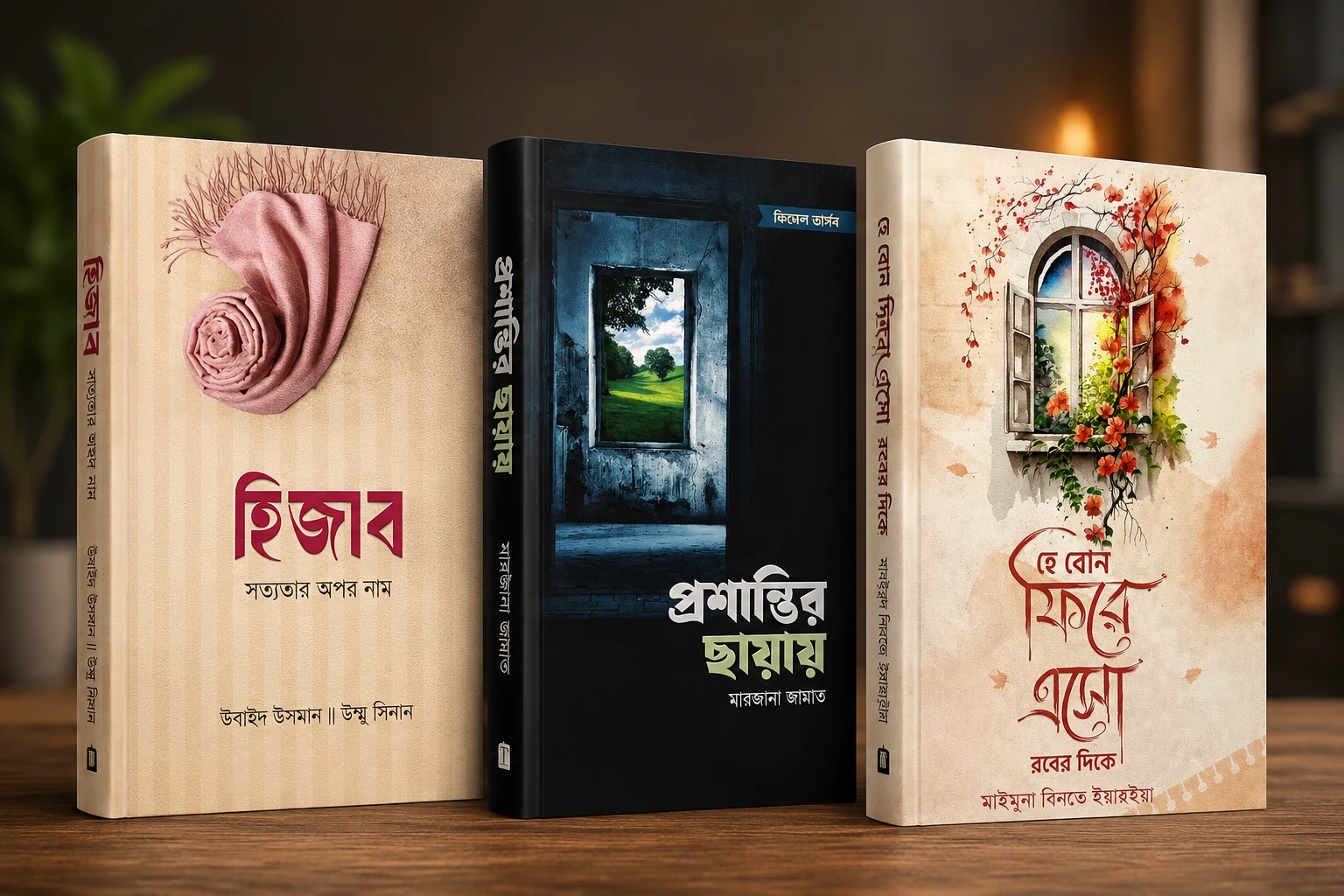 আপনার স্ত্রী, বোন বা কন্যার জন্য নিয়ে আসুন ৩টি অনুপ্রেরণাদায়ক ইসলামী বইয়ের বিশেষ কম্বো